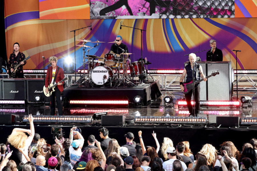 Green Day Performs On ABC's "Good Morning America"