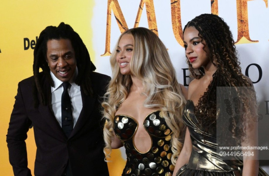 Beyonce și Jay-Z, apariție rară cu fiica lor Blue Ivy/ Profimedia