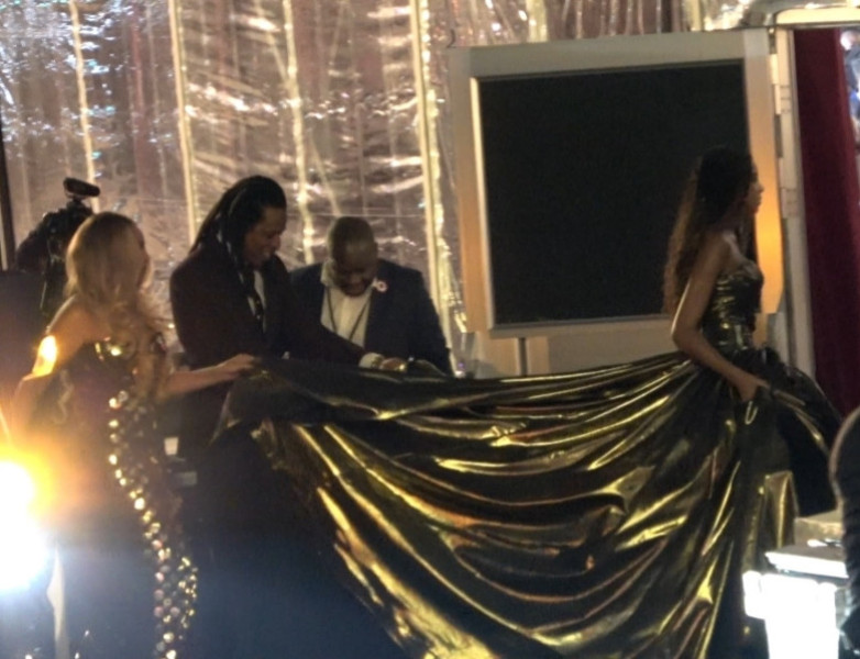 Beyonce și Jay-Z, apariție rară cu fiica lor Blue Ivy/ Profimedia