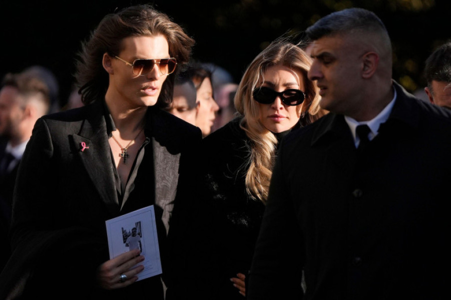 Kate Cassidy la înmormântarea lui Liam Payne/ Profimedia