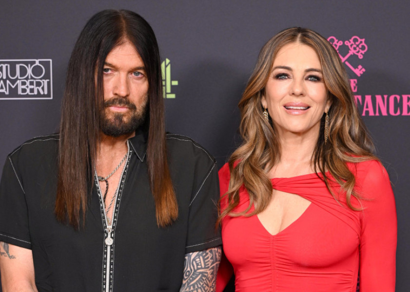Elizabeth Hurley și Billy Ray Cyrus/ Profimedia