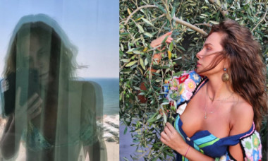 Anna Lesko, dimineți cu gust de vacanță. Răsfăț cu o cafea aromată pe balcon, băută doar în costum de baie