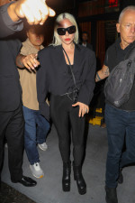 Lady Gaga and fianc? Michael Polansky were spotted leaving The Corner Store after having dinner in New York City