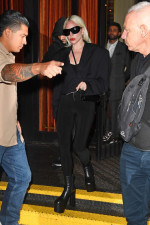 Lady Gaga and Michael Polansky spotted leaving dinner in NYC