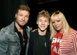 Brian Littrell, sotia si fiul (1)