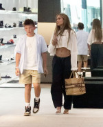 Jennifer Lopez Stuns in Crop Top During Saturday Shopping Spree With Ex Ben Affleck's Son Samuel
