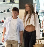 Jennifer Lopez Stuns in Crop Top During Saturday Shopping Spree With Ex Ben Affleck's Son Samuel