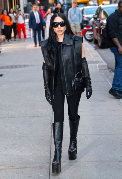 Lady Gaga arrives to 'The Late Show with Stephen Colbert' TV show, New York, USA - 08 Sep 2025