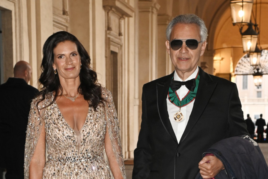 Arrivals at gala dinner in honor of King Charles and Queen Camilla Quirinale Palace - Rome, Italy