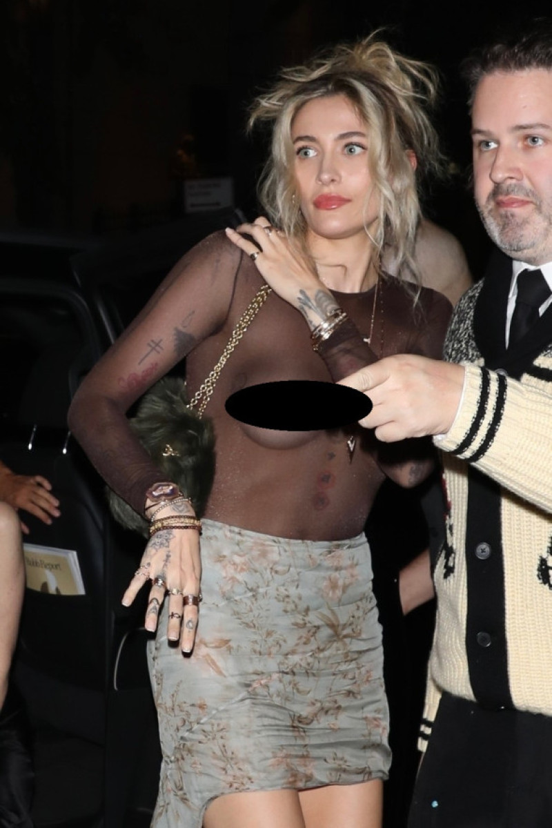 Paris Jackson arrives at Edward Enninful’s 72 Magazine party during New York Fashion Week