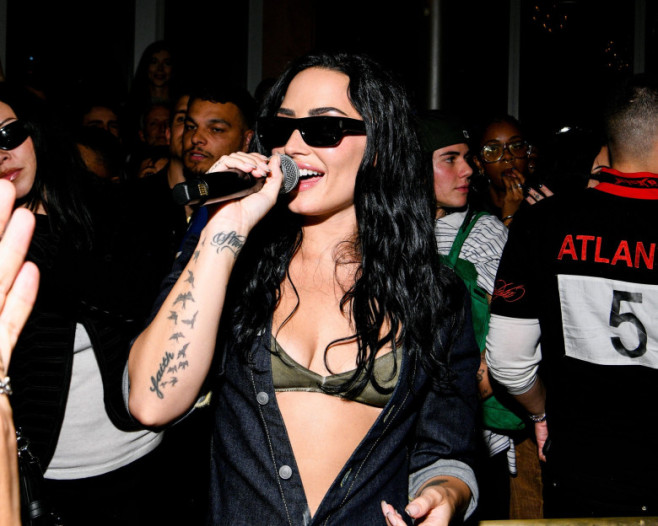 Paper x Demi Lovato NYFW Boom Party, BOOM, The Standard, NYC, New York, United States - 15 Sep 2025