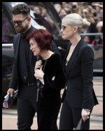 Sharon Osbourne la înmormântarea lui Ozzy Osbourne/ Profimedia