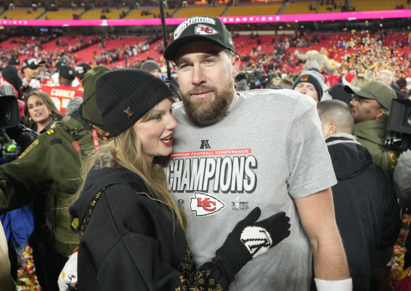 Taylor Swift și Travis Kelce/ Profimedia