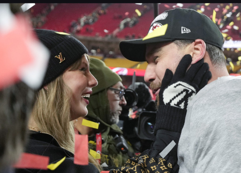 Taylor Swift și Travis Kelce/ Profimedia