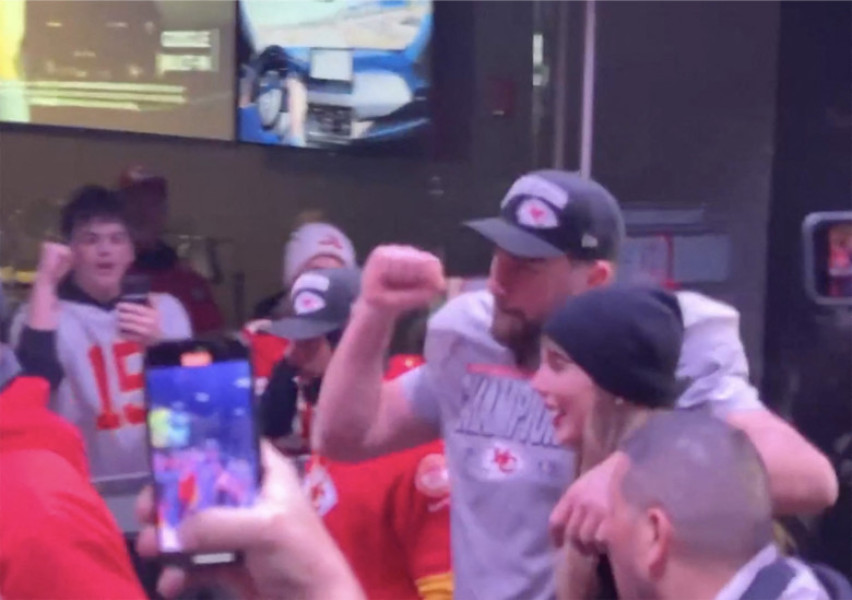 Taylor Swift și Travis Kelce/ Profimedia