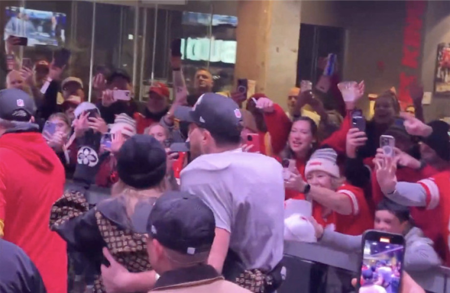 Taylor Swift și Travis Kelce/ Profimedia