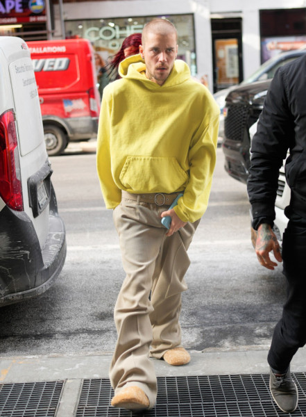 Justin Bieber is Spotted Out Solo in New York City