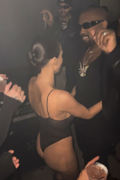 Kanye West and Bianca Censori pack on the PDA at Grammy after-party in LA!