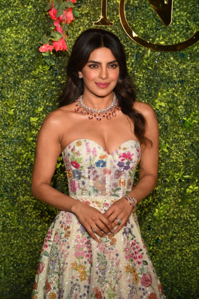 Priyanka Chopra Shines at Mumbai Cocktail Party Celebrating Brother Siddharth Chopra's Wedding