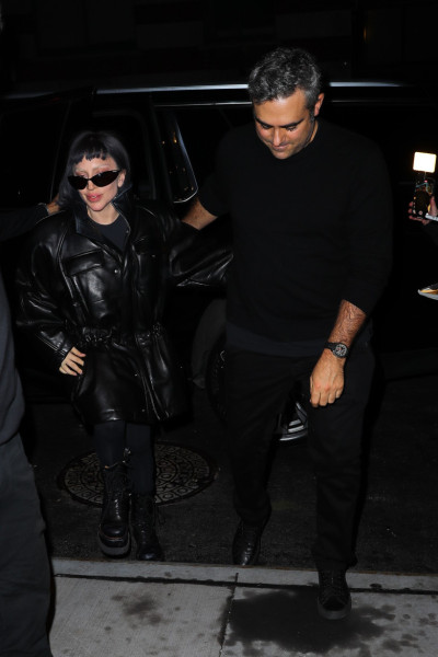 Lady Gaga and her boyfriend, Michael Polansky, were spotted arriving back at their hotel in New York City
