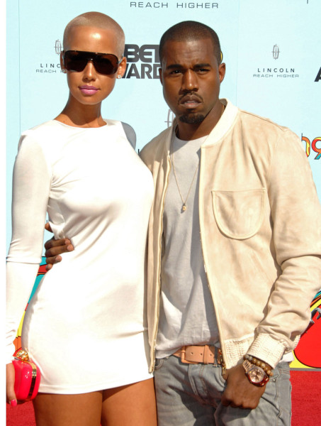 Kanye West și Amber Rose/ Profimedia