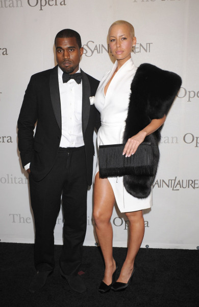 Kanye West și Amber Rose/ Profimedia