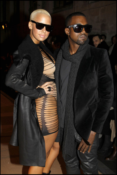 Kanye West și Amber Rose/ Profimedia