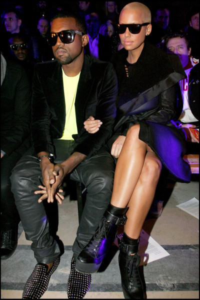 Kanye West și Amber Rose/ Profimedia