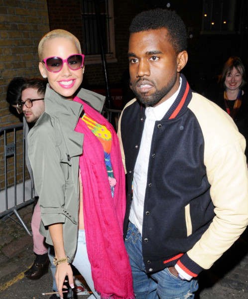 Kanye West și Amber Rose/ Profimedia
