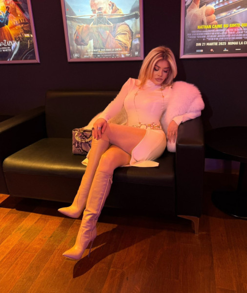 loredana groza in rochie alba (4)