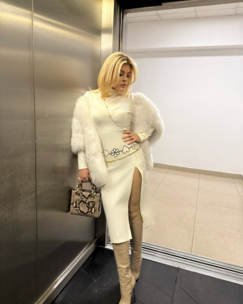 loredana groza in rochie alba (6)