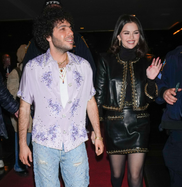 Selena Gomez and Benny Blanco are seen in New York City