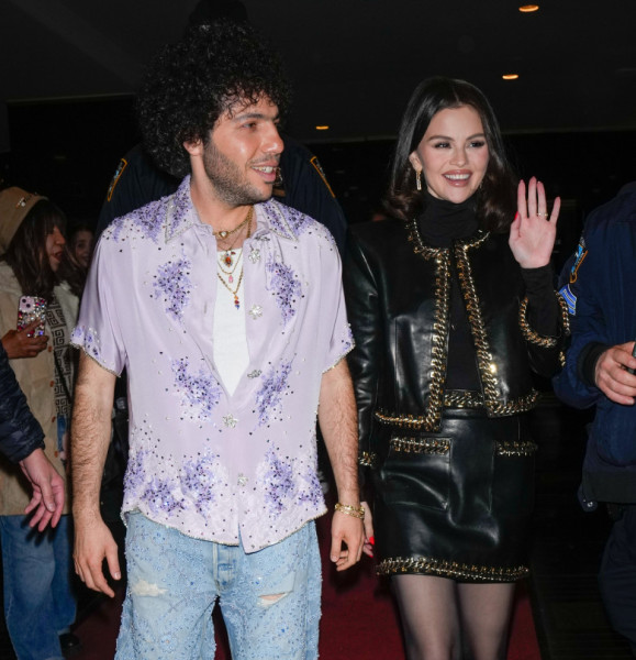 Selena Gomez and Benny Blanco are seen in New York City