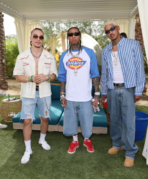 Nicky Gathrite, Tyga și Alexander Edwards/ Profimedia