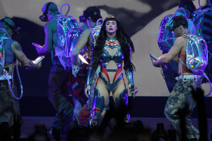Katy Perry Performing At The Arena Mexico In Mexico City As Part Of Her 'The Lifetimes Tour' - 23 Apr 2025