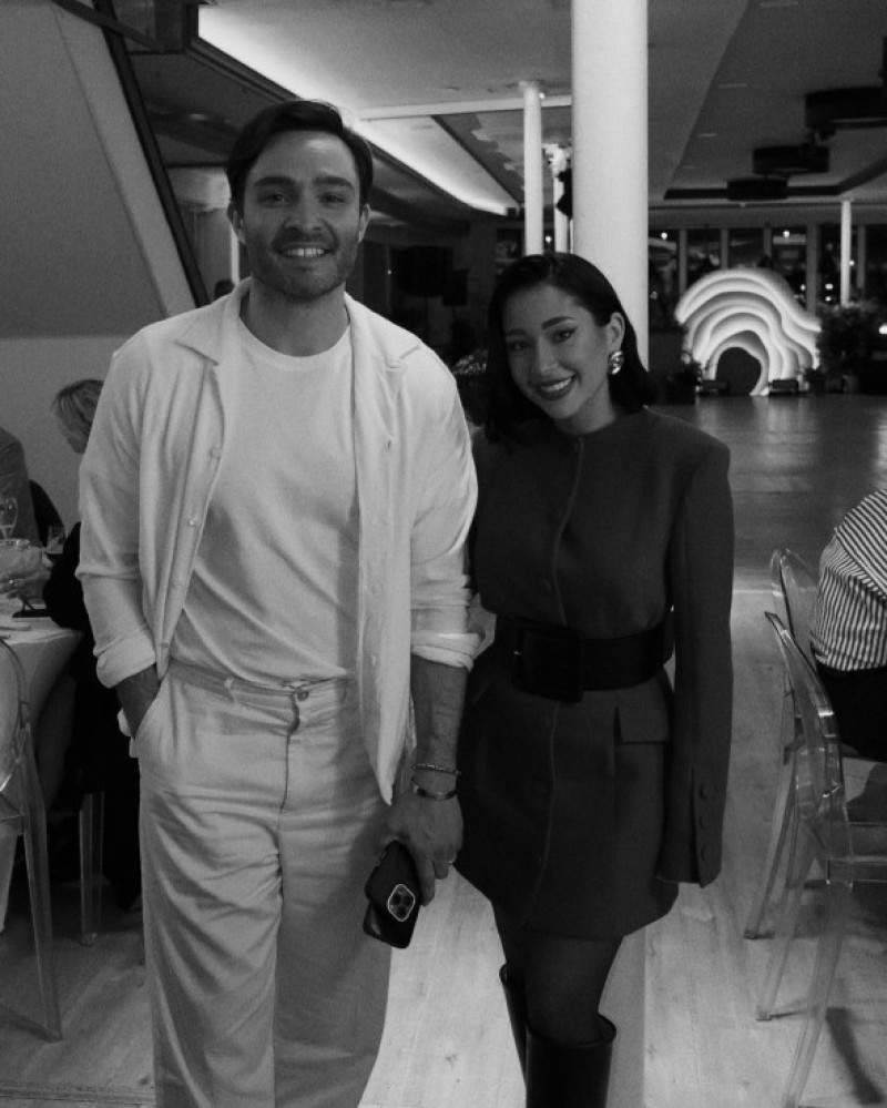 Nicole Cherry și Ed Westwick/ Foto: Facebook