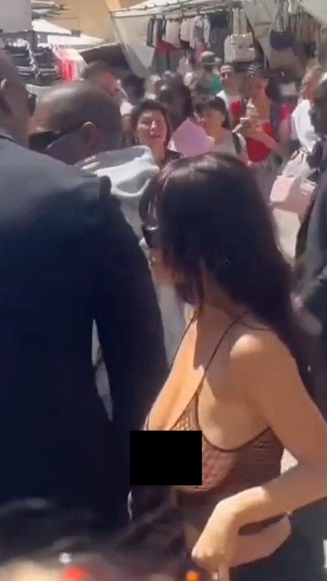Kanye West and Bianca Censori enjoy a casual ice cream outing in Mallorca