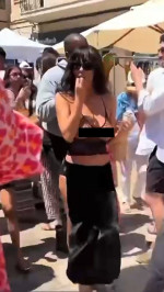 Kanye West and Bianca Censori enjoy a casual ice cream outing in Mallorca