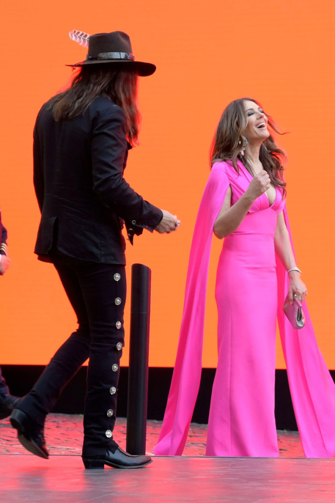 Elizabeth Hurley și Billy Ray Cyrus/ Profimedia