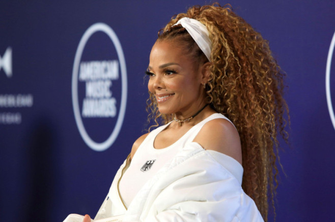 Las Vegas, USA. 26, May, 2025. Pictured left to right, Janet Jackson at the 2025 American Music Awards. Credit: Kathy Hutchins / Alamy Live News