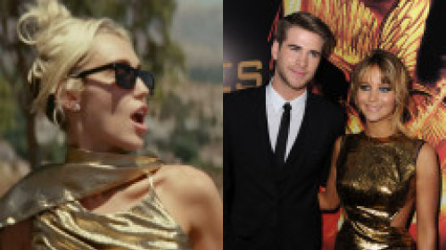 Miley Cyrus rupe tăcerea despre rochia din „Flowers”, despre care fanii credeau că e o aluzie la Jennifer Lawrence: „Îmi place rochia”