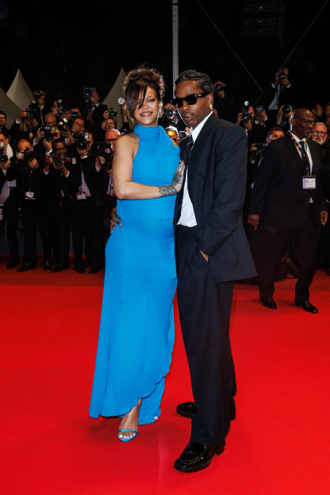 ASAP Rocky și Rihanna la Festivalul de Film de la Cannes/ Profimedia