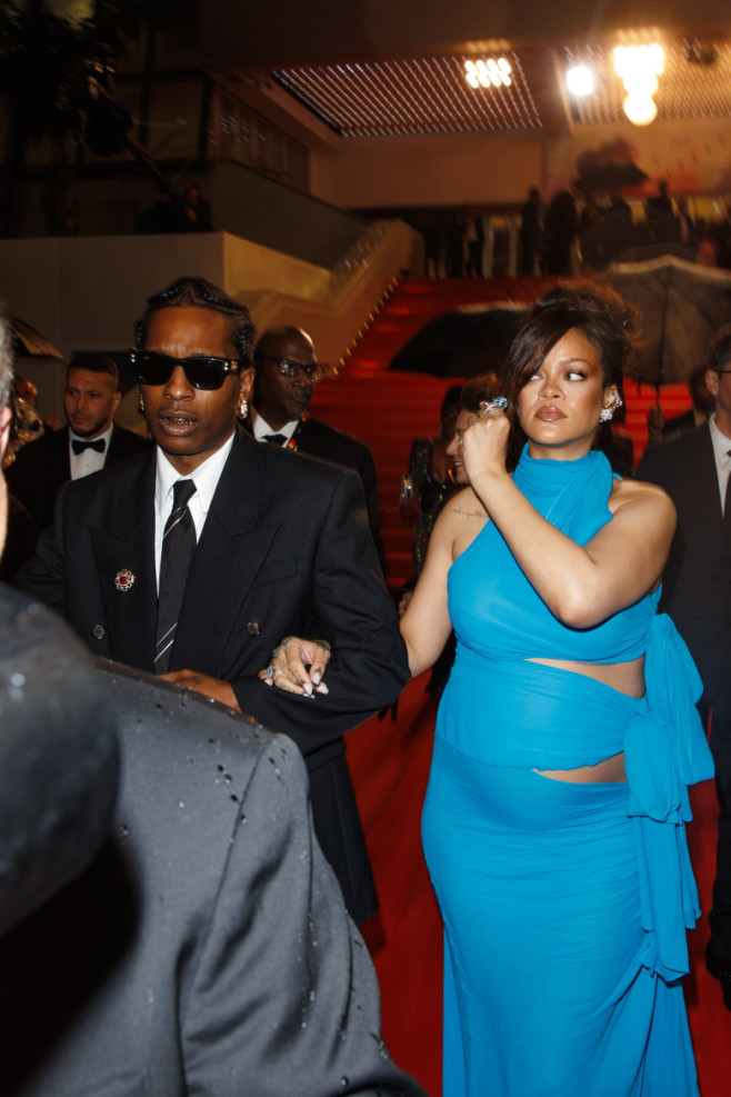 ASAP Rocky și Rihanna la Festivalul de Film de la Cannes/ Profimedia