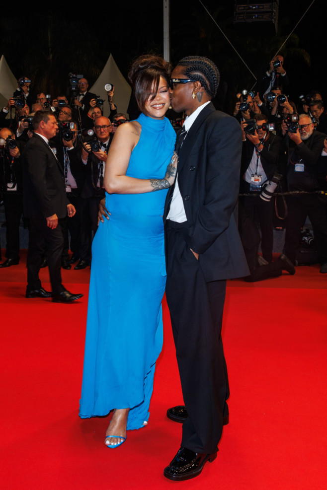 ASAP Rocky și Rihanna la Festivalul de Film de la Cannes/ Profimedia