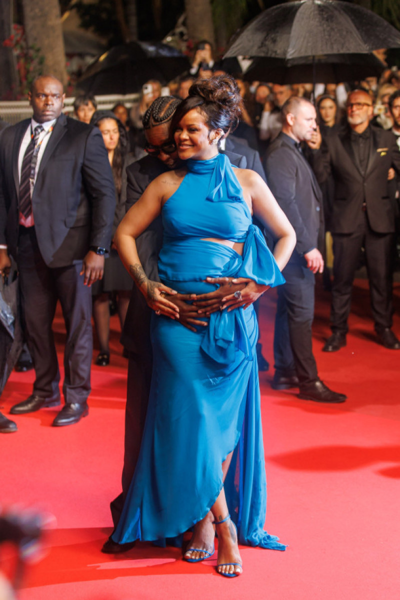 ASAP Rocky și Rihanna la Festivalul de Film de la Cannes/ Profimedia