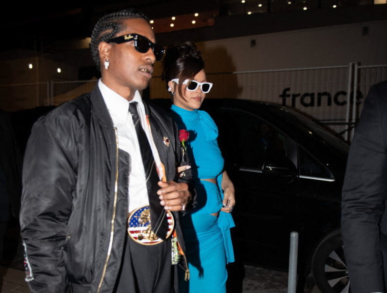 ASAP Rocky și Rihanna la Festivalul de Film de la Cannes/ Profimedia