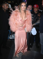 Jennifer Lopez attends the Ring Them Bells celebration in Times Square