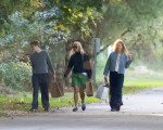 EXCLUSIVE Gwyneth Paltrow And Kids Out In The Hamptons