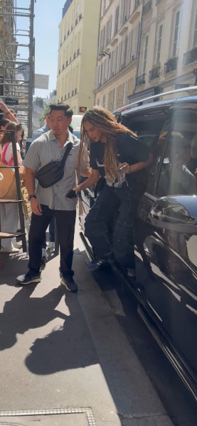 Jay-Z And Blue Ivy Make An Outing In Paris As Blue Ivy Runs And Hides, Jay-Z Makes Time For His Fans - 18 Jun 2025