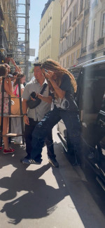 Jay-Z And Blue Ivy Make An Outing In Paris As Blue Ivy Runs And Hides, Jay-Z Makes Time For His Fans - 18 Jun 2025